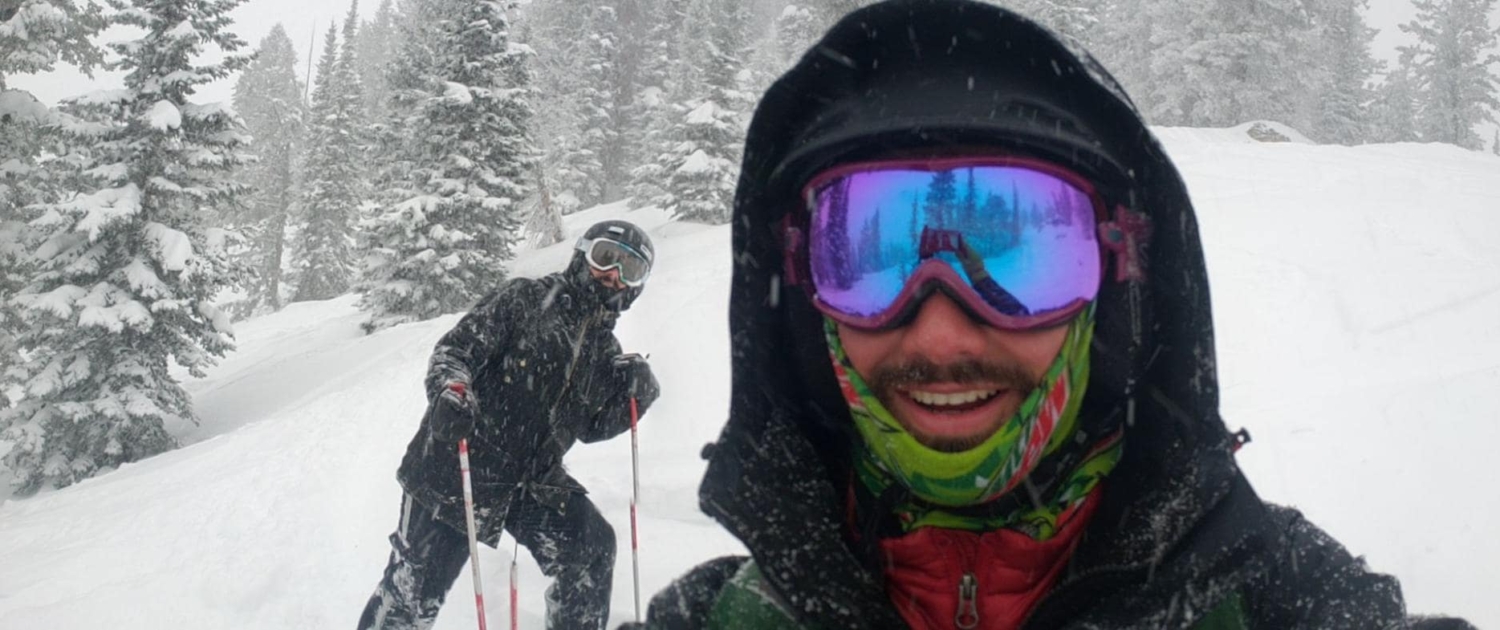 Ski instructor work and travel
